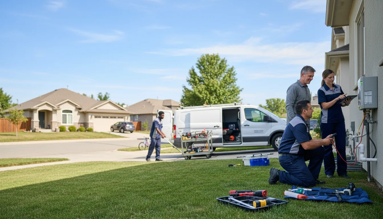 Tankless water heater service in Dryden, TX